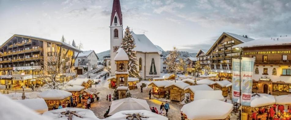Das Kronen Hotel Seefeld in Tirol Buitenkant foto