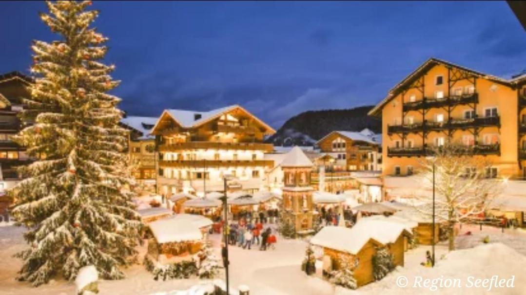 Das Kronen Hotel Seefeld in Tirol Buitenkant foto